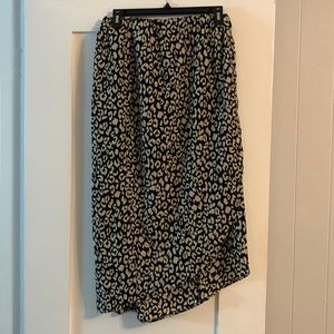Leopard Print Skirt